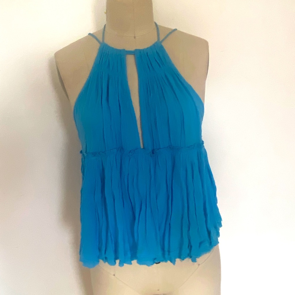 Free people summer tank with adjustable ties size xs